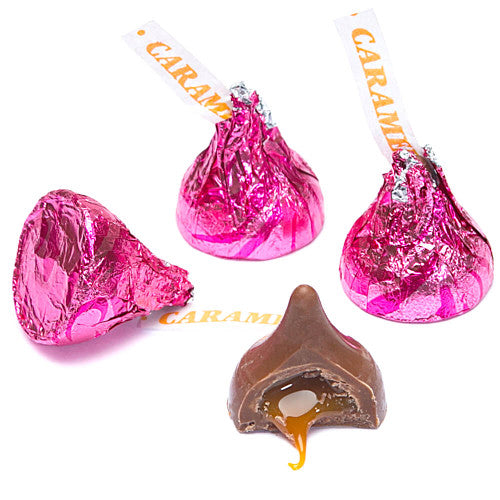 Hershey's Valentine Kisses Milk Chocolate Filled with Caramel
