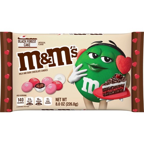 M&M's Valentine's Black Forest Cake Milk and Dark Chocolate Candies Cupids Mix