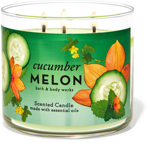 Bath & Body Works Vela Jumbo Cucumber Melon