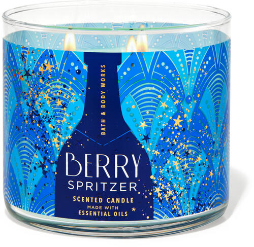 Bath & Body Works Vela Jumbo Berry Spritzer