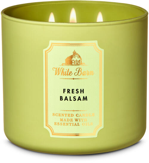 Bath & Body Works Vela Jumbo Fresh Balsam