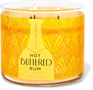 Bath & Body Works Vela Jumbo Hot Buttered Rum