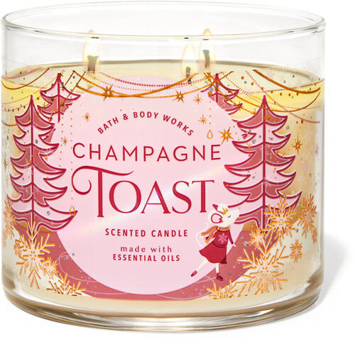 Bath & Body Works Vela Jumbo Champagne Toast