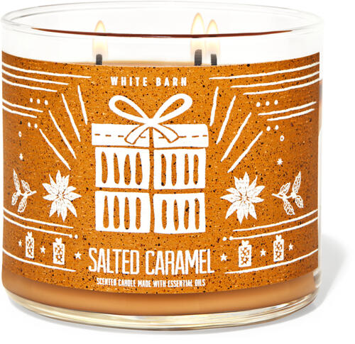 Bath & Body Works Vela Jumbo Salted Caramel