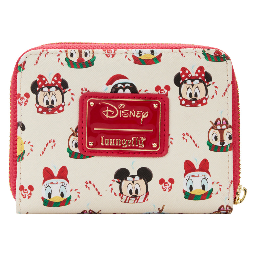 Disney Hot Cocoa Mugs Zip Around Wallet