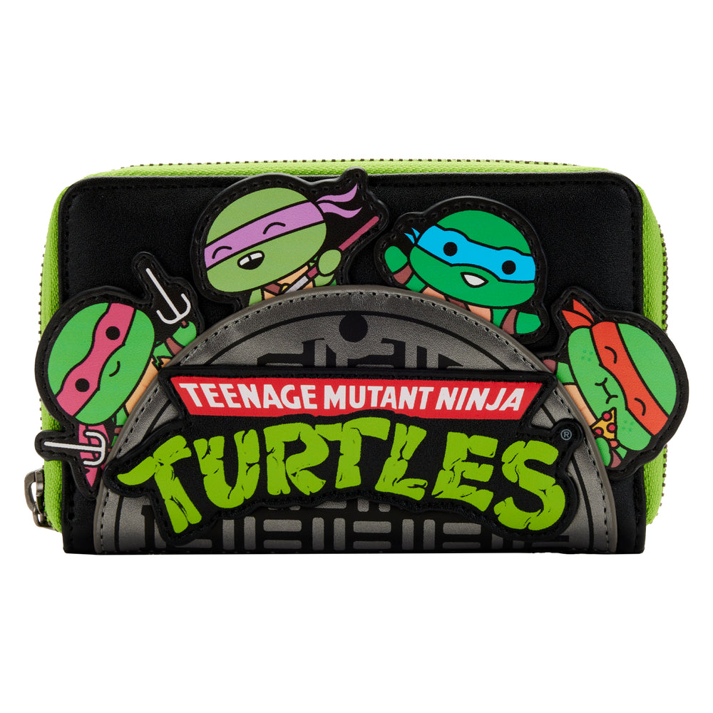 Teenage Mutant Ninja Turtles Sewer Cap Zip Around Wallet