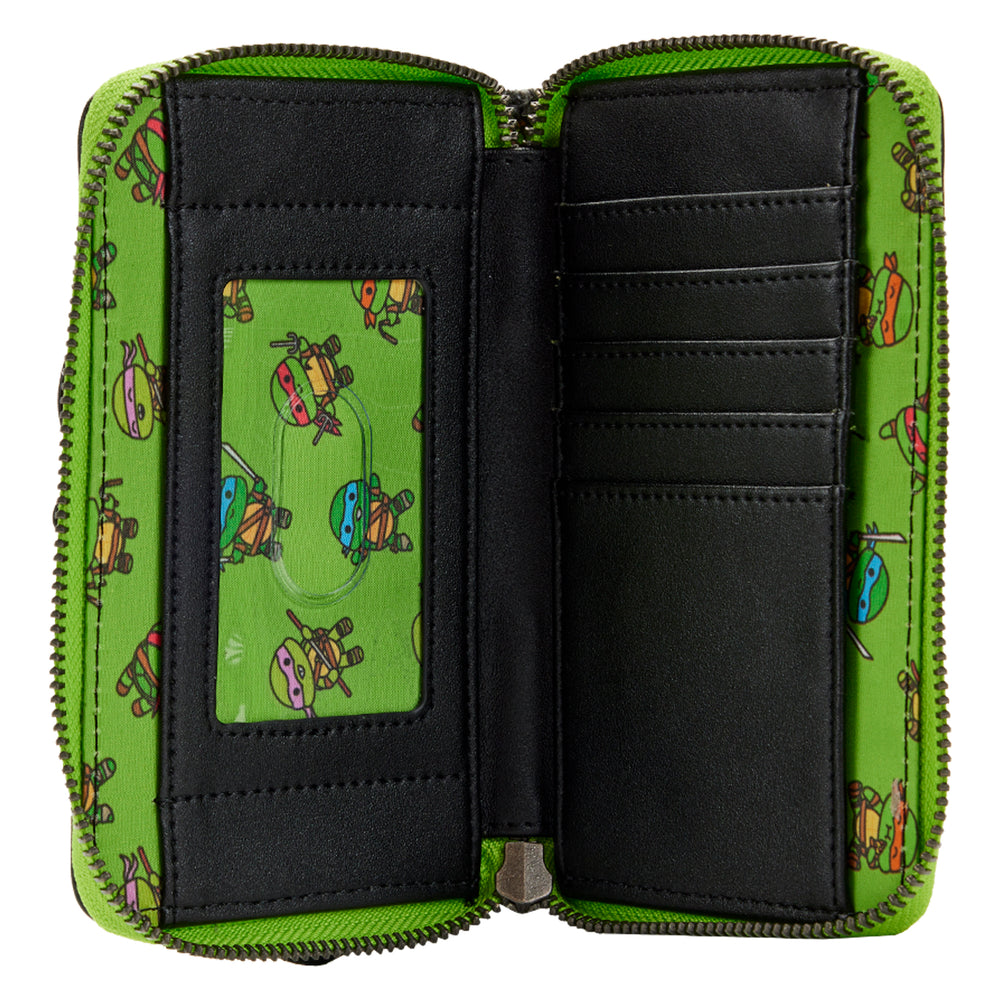 Teenage Mutant Ninja Turtles Sewer Cap Zip Around Wallet